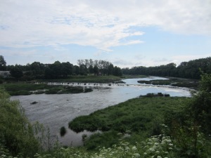 pretty river in Kuldiga